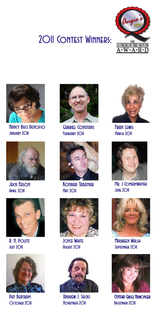 Authors of the Month 2011 Author of the Month Award