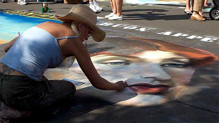 Artists Painting in Public