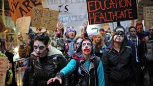 protesters 300x168 World of Destruction