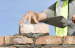bricklaying 300x195 Of Course it is Brick, This is Germany