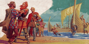 vortigern meets hengist and horsa1 300x151 Friend or Foe?